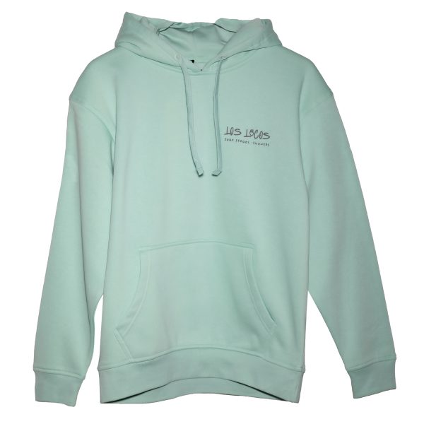 sudadera capucha canguro menta palmeras Los Los Tienda de Surf